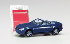 Herpa 012188-007 - H0 - MiKi Mercedes-Benz SLK roadster - saphirblau - Bausatz